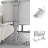 Бебешка кошара KinderKraft Nestee Grow 2 Light Grey