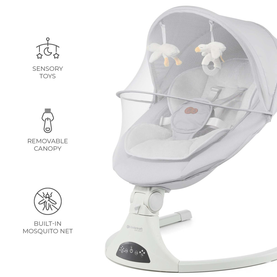 Kinderkraft Tulsy шезлонг Grey