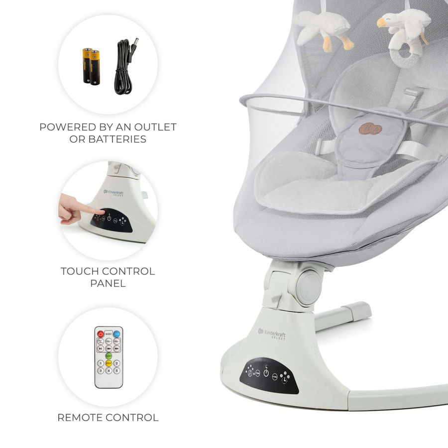 Kinderkraft Tulsy шезлонг Grey