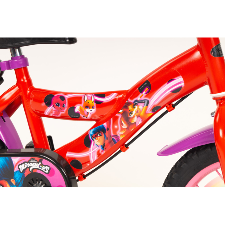 Toimsa детски велосипед 16" Miraculous лилаво 1658