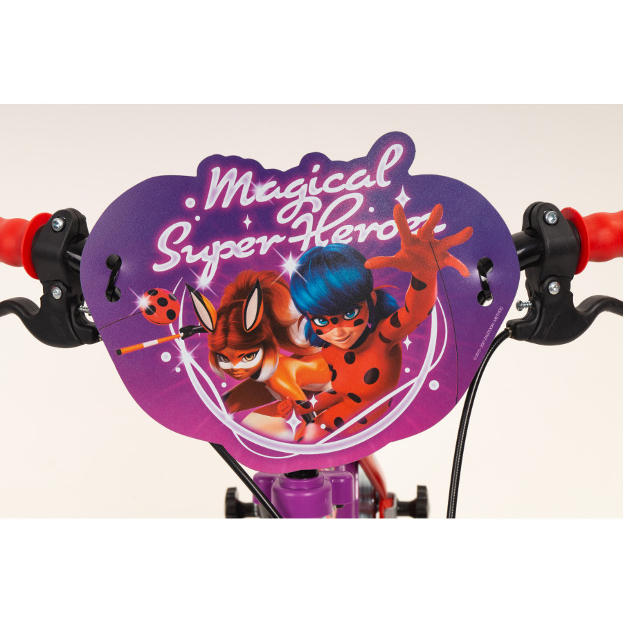 Toimsa детски велосипед 16" Miraculous лилаво 1658