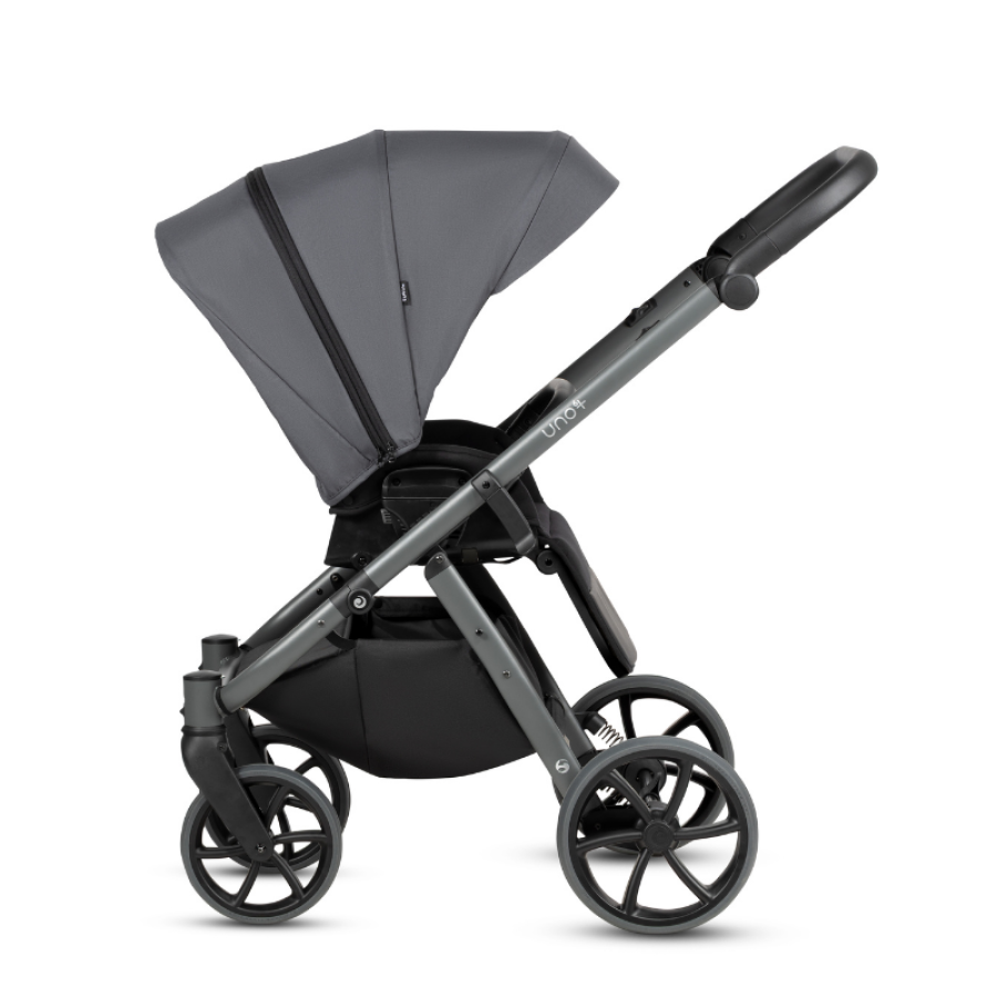 Tutis UNO 6+ бебешка количка 2в1 169 Antracite