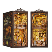 Сглобяем модел Book Nook Mystical Library