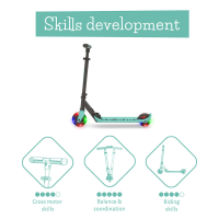 Chillafish Flexxi Glow сгъваема тротинетка Mint