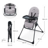 Kinderkraft Binci столче за хранене Grey