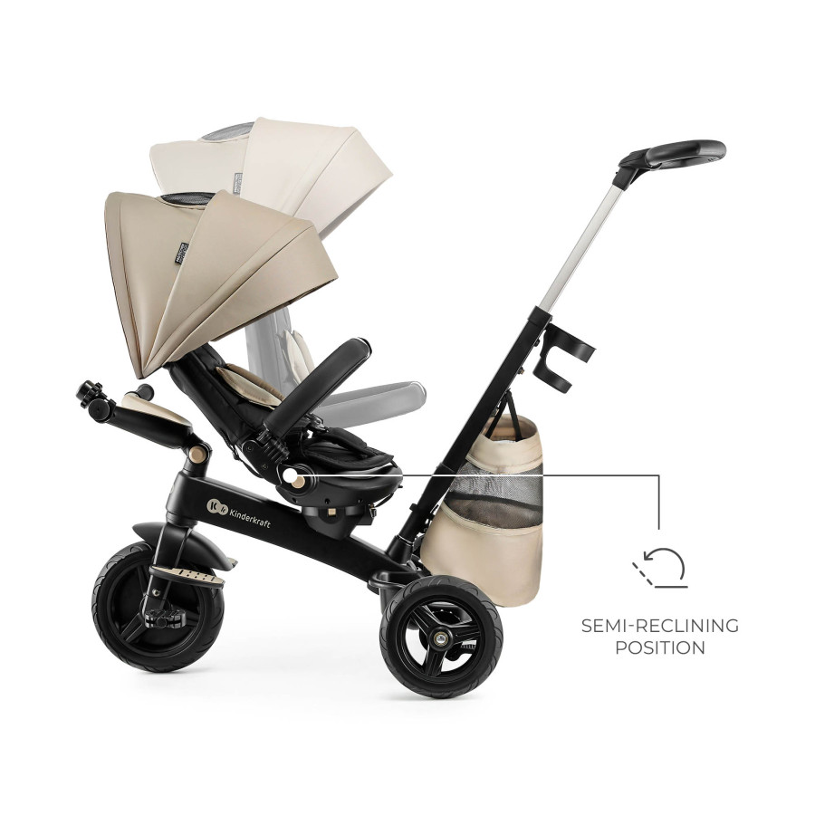 KinderKraft EasyTwist бежова триколка