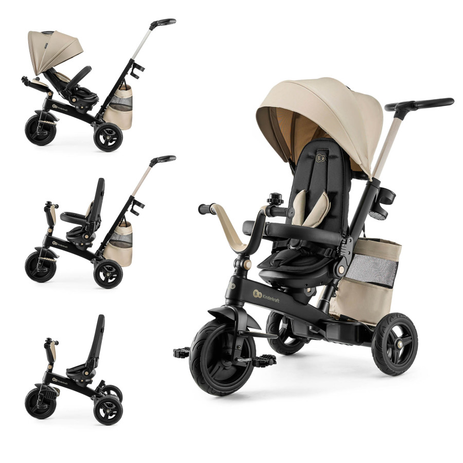KinderKraft EasyTwist бежова триколка