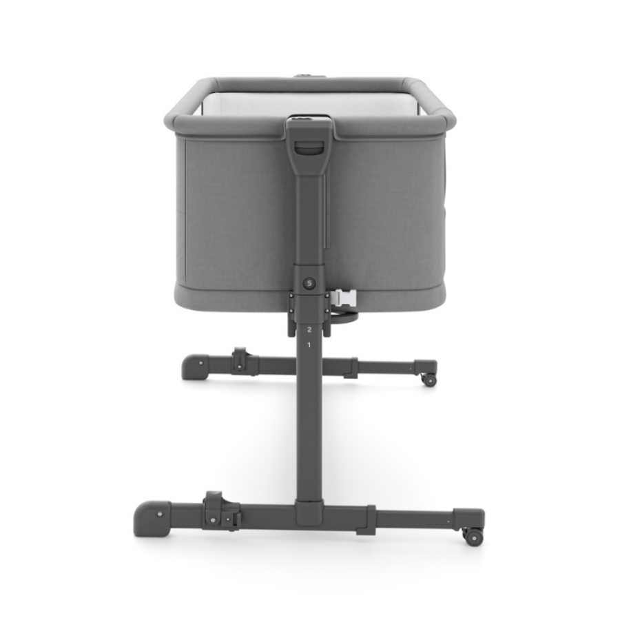 Бебешка кошара KinderKraft Nestee Grow 2 Dark Grey