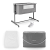 Бебешка кошара KinderKraft Nestee Grow 2 Dark Grey