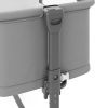 Бебешка кошара KinderKraft Nestee Grow 2 Dark Grey