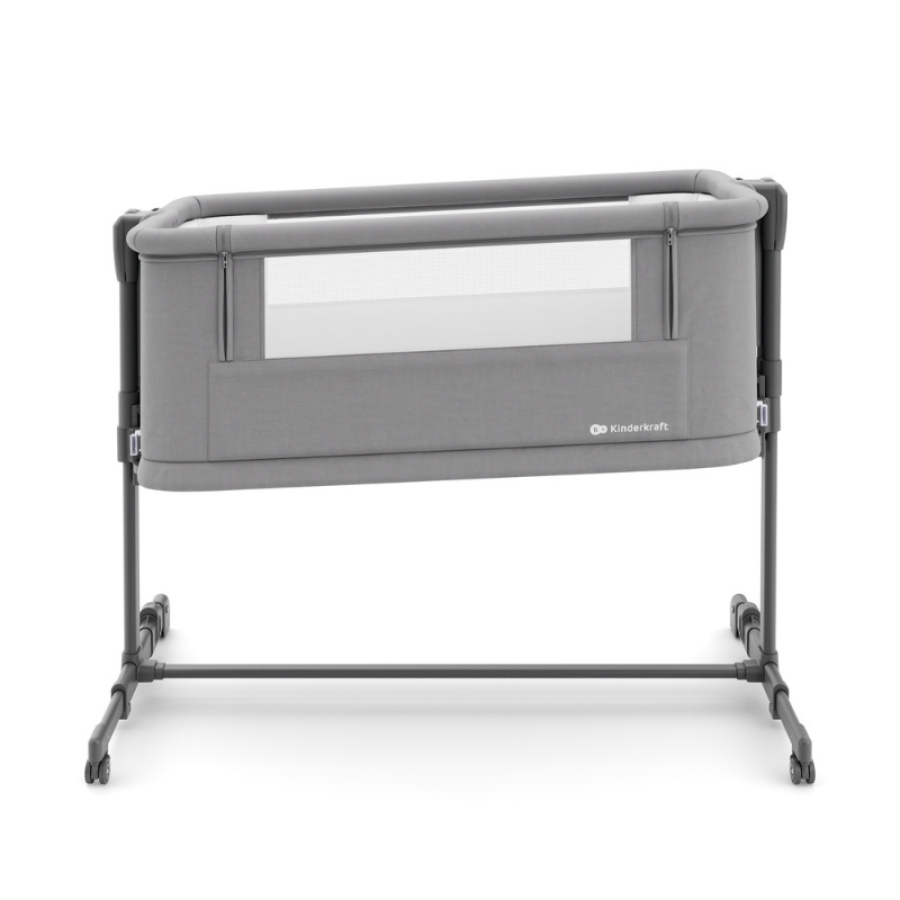 Бебешка кошара KinderKraft Nestee Grow 2 Dark Grey