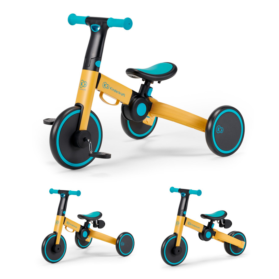 Kinderkraft триколка 3в1 4TRIKE Yellow