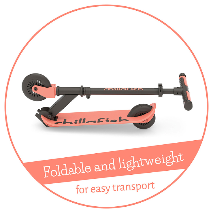 Chillafish Flexxi Glow сгъваема тротинетка Flamingo