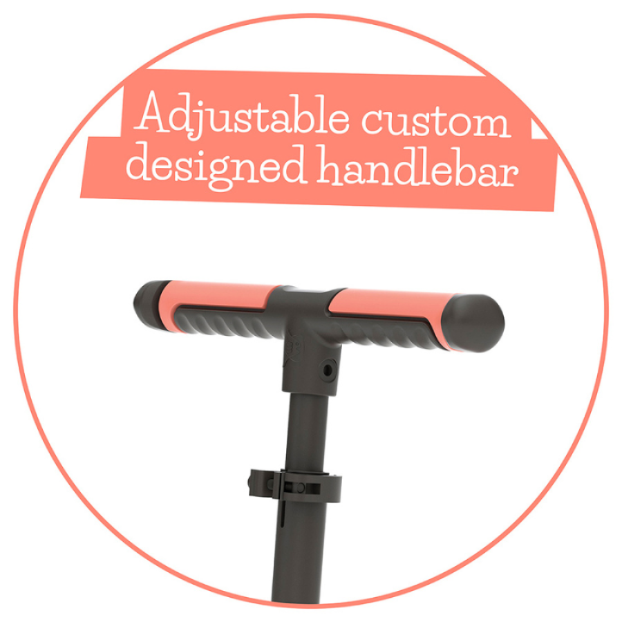 Chillafish Flexxi Glow сгъваема тротинетка Flamingo