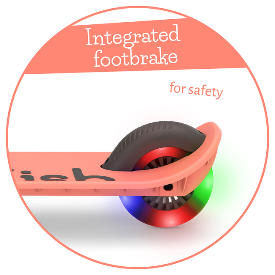 Chillafish Flexxi Glow сгъваема тротинетка Flamingo