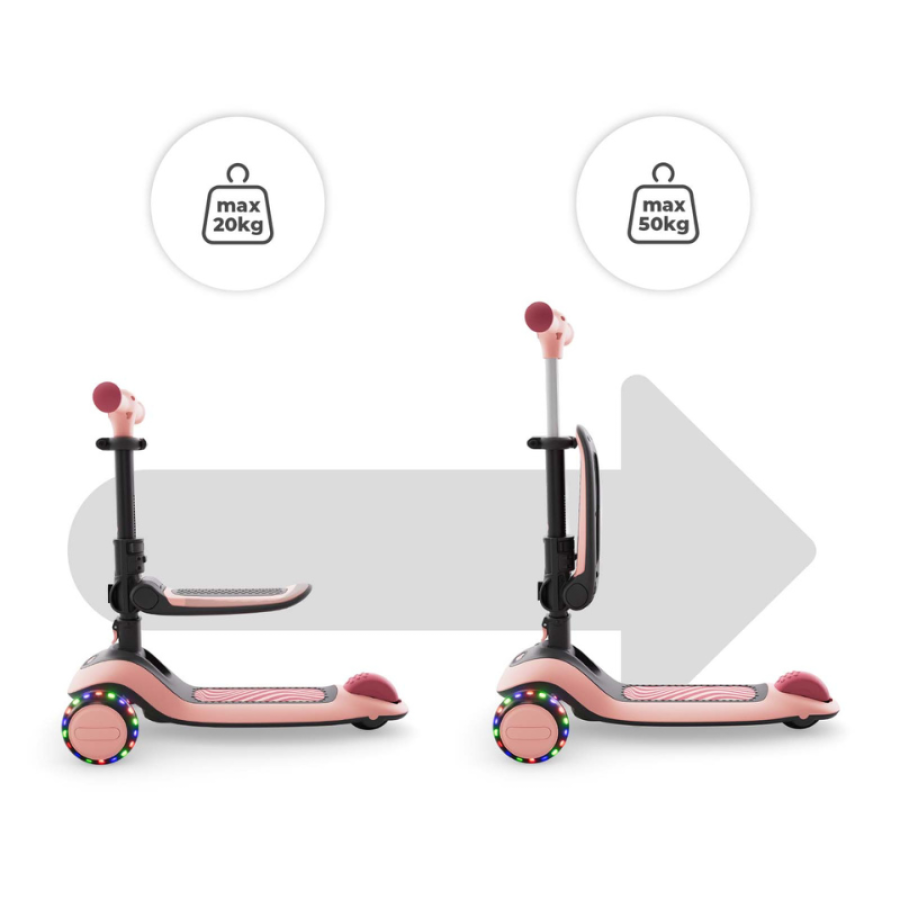 Тротинетка Kinderkraft Halley 2 Rose Pink