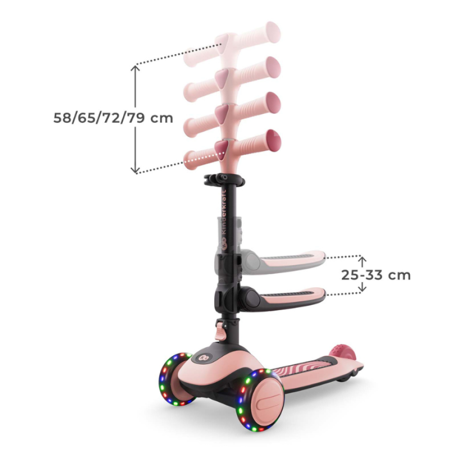 Тротинетка Kinderkraft Halley 2 Rose Pink