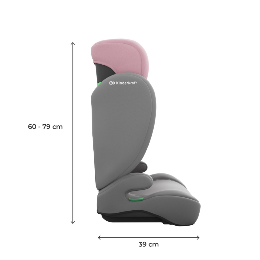Столче за кола Kinderkraft I-Spark 2 Plus Pink