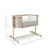 Бебешка кошара KinderKraft Nestee Grow 2 Beige