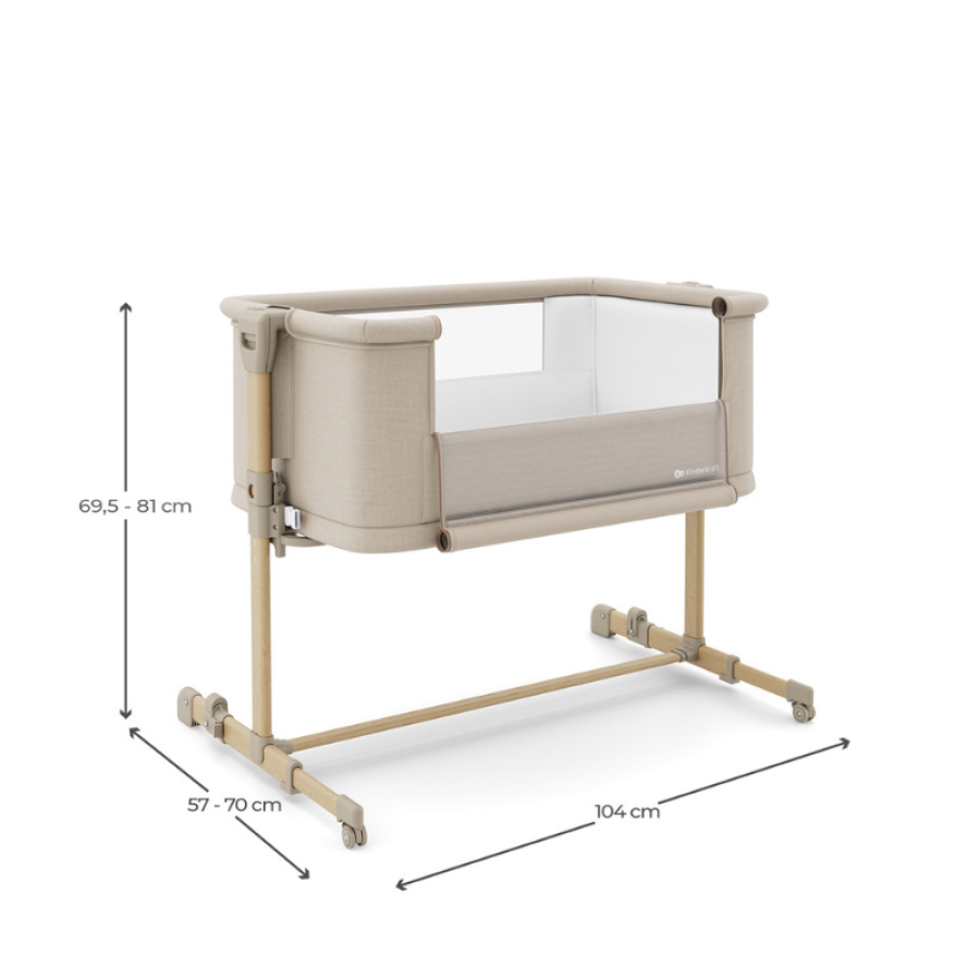 Бебешка кошара KinderKraft Nestee Grow 2 Beige