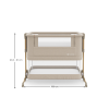 Бебешка кошара KinderKraft Nestee Grow 2 Beige
