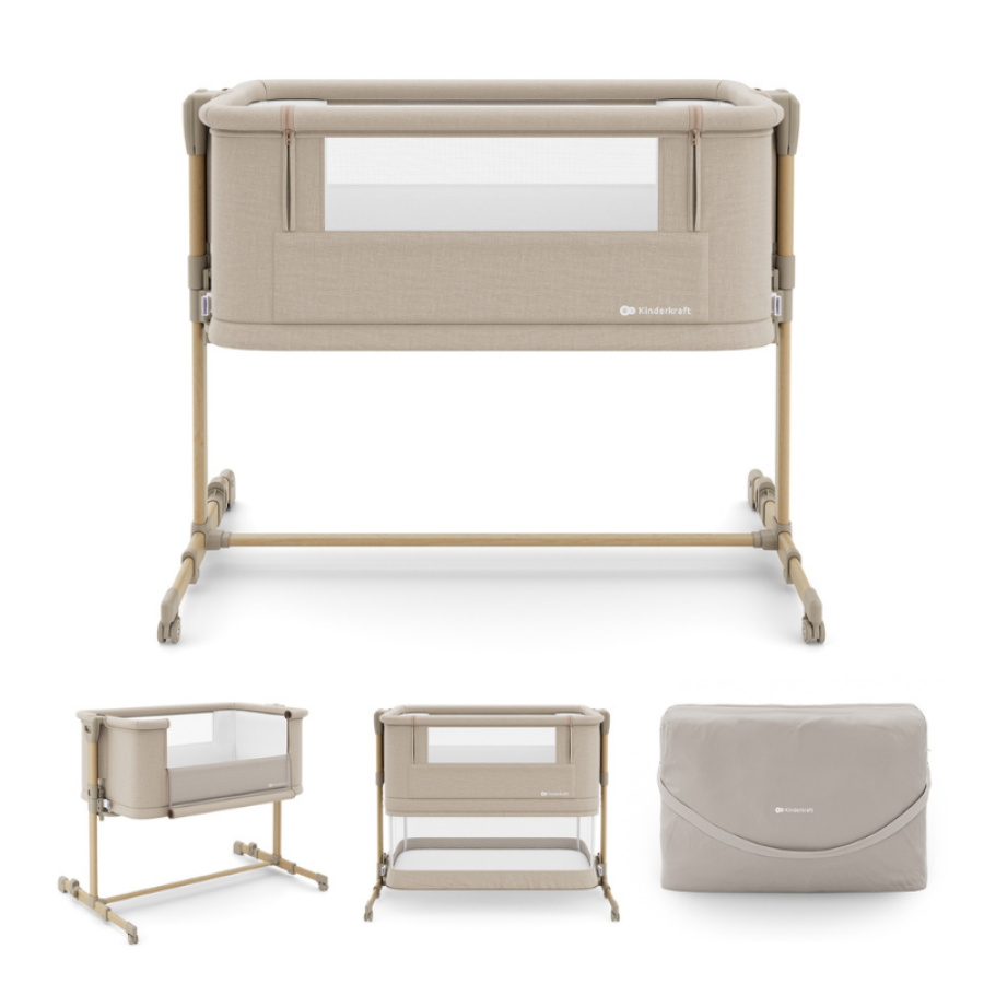 Бебешка кошара KinderKraft Nestee Grow 2 Beige