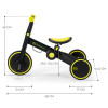 Kinderkraft триколка 3в1 4TRIKE Black