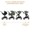 Kinderkraft Yoxi бебешка количка 3в1 Mystic Green