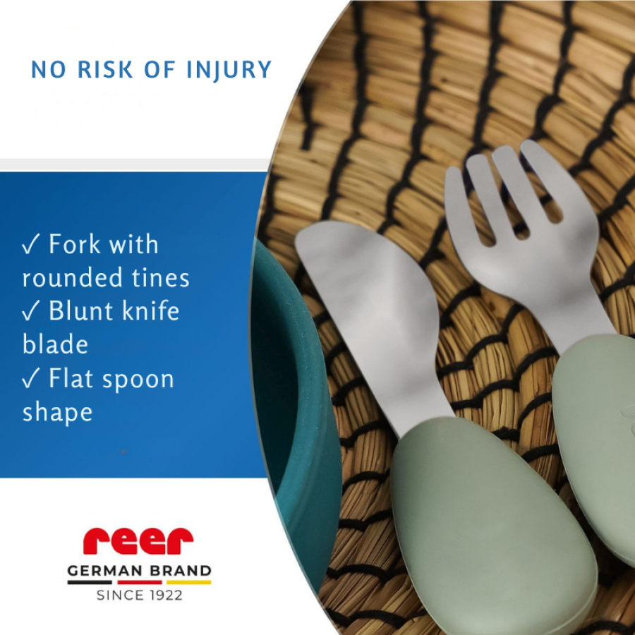 25133 Reer прибори силикон/стомана 3 бр