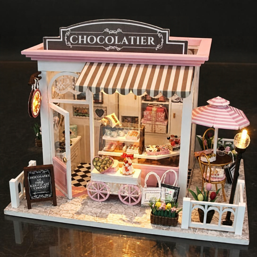 Сглобяем модел Chocolate House Miniature