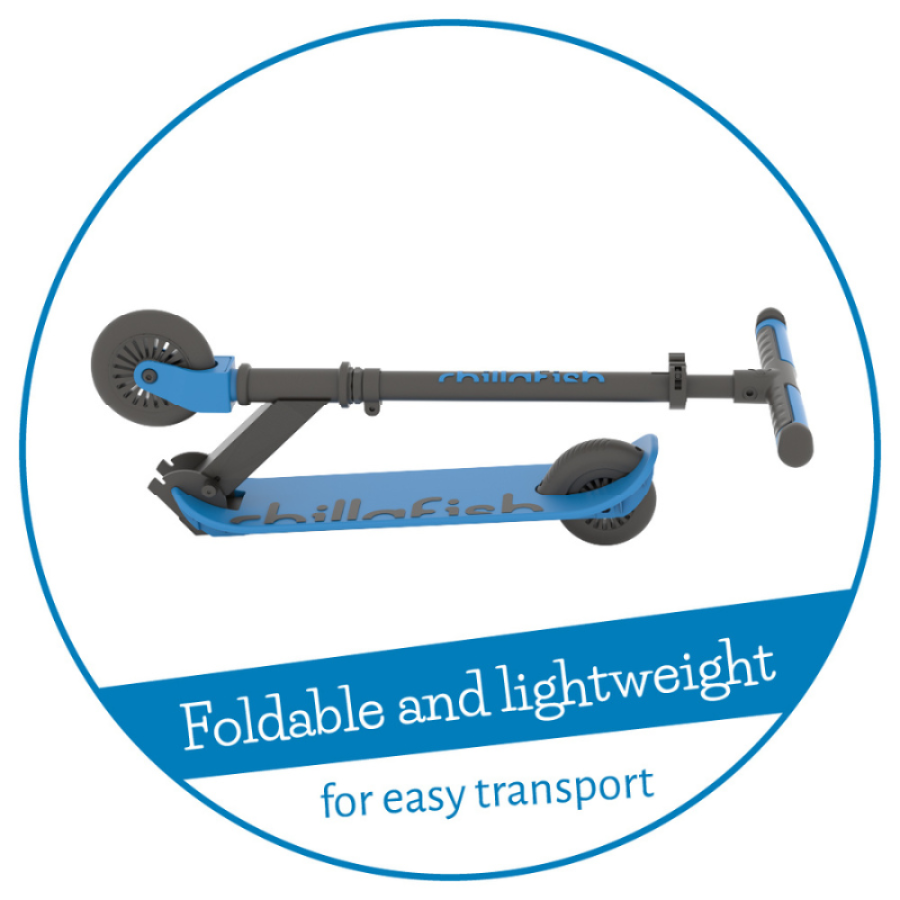 Chillafish Flexxi Glow сгъваема тротинетка Navy