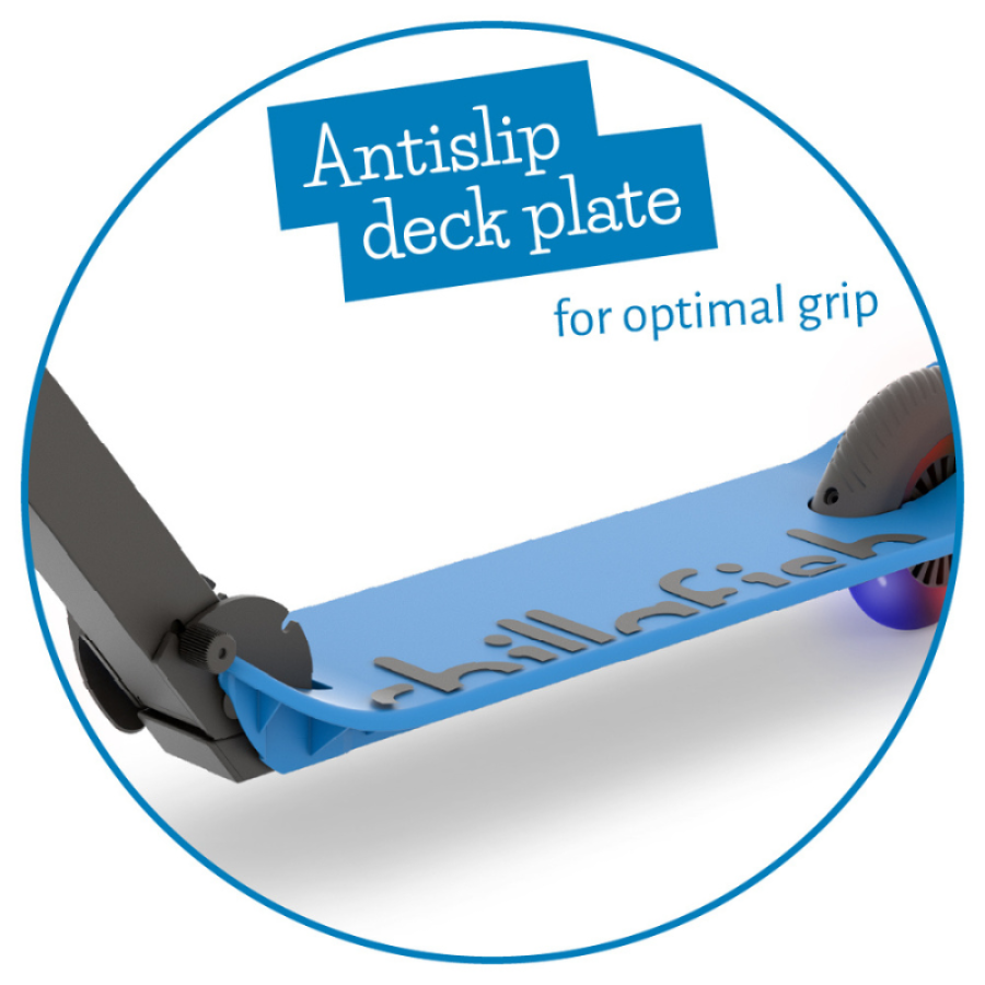 Chillafish Flexxi Glow сгъваема тротинетка Navy