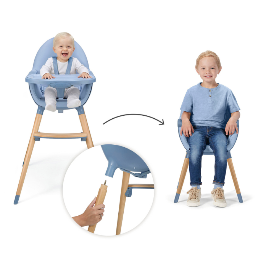 Kinderkraft Fini 2 столче за хранене Nordic Breeze