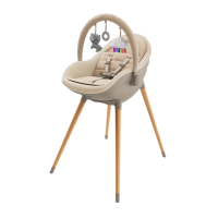Столче за хранене KinderKraft Fini Up Beige