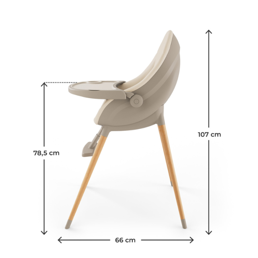 Столче за хранене KinderKraft Fini Up Beige