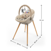 Столче за хранене KinderKraft Fini Up Beige