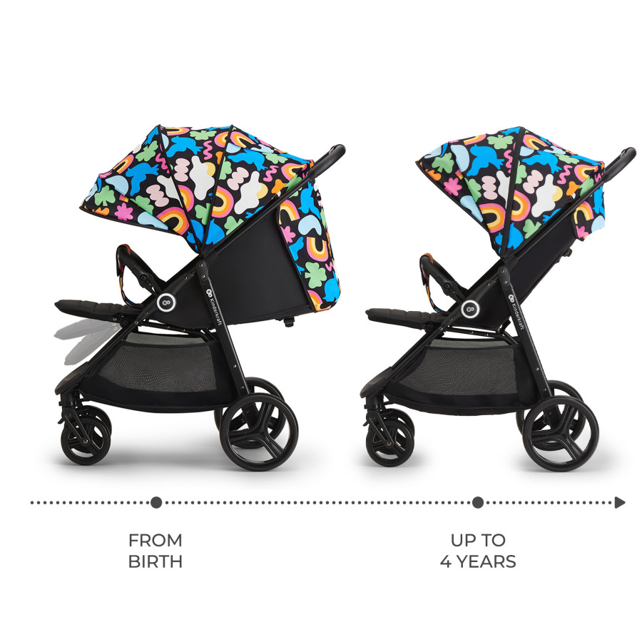 Kinderkraft Granfe Plus бебешка количка Happy Shapes