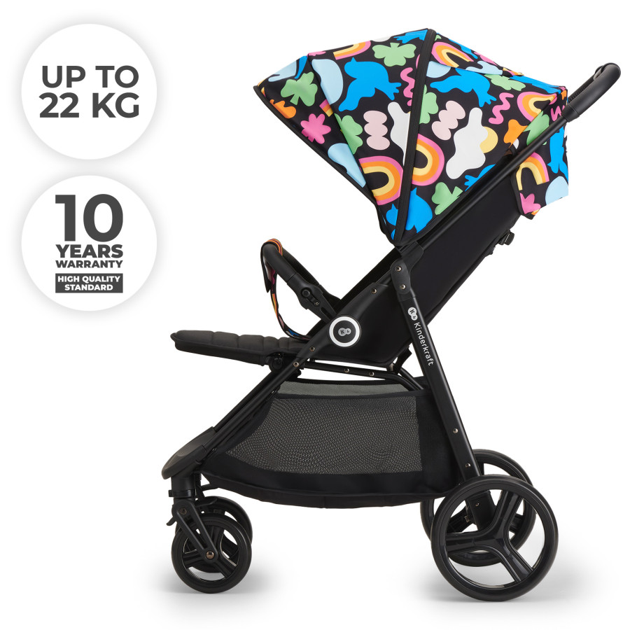 Kinderkraft Granfe Plus бебешка количка Happy Shapes