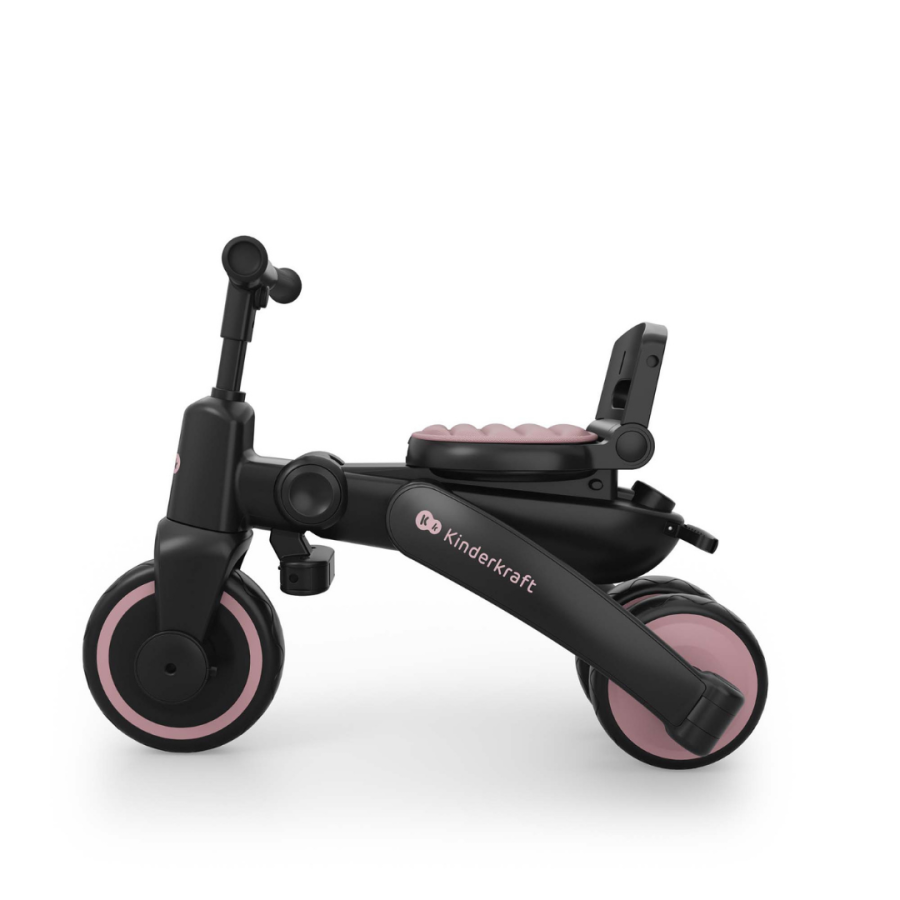 Сгъваема триколка Kinderkraft Jazz 3 розова