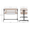 Бебешка кошара KinderKraft Nestee Up 2 Beige