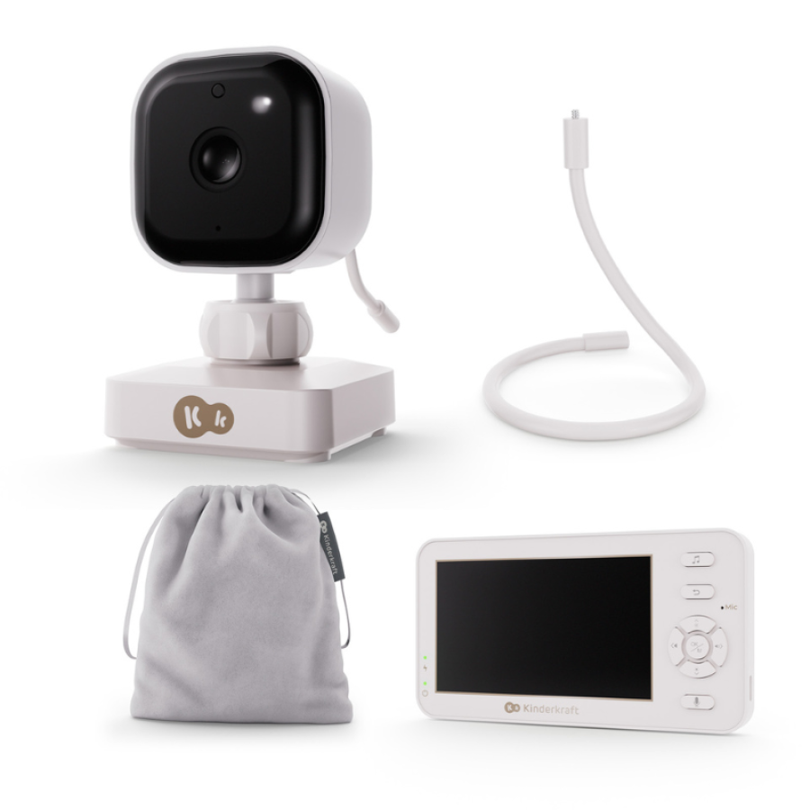 Бебефон KinderKraft Niteeye Travel White