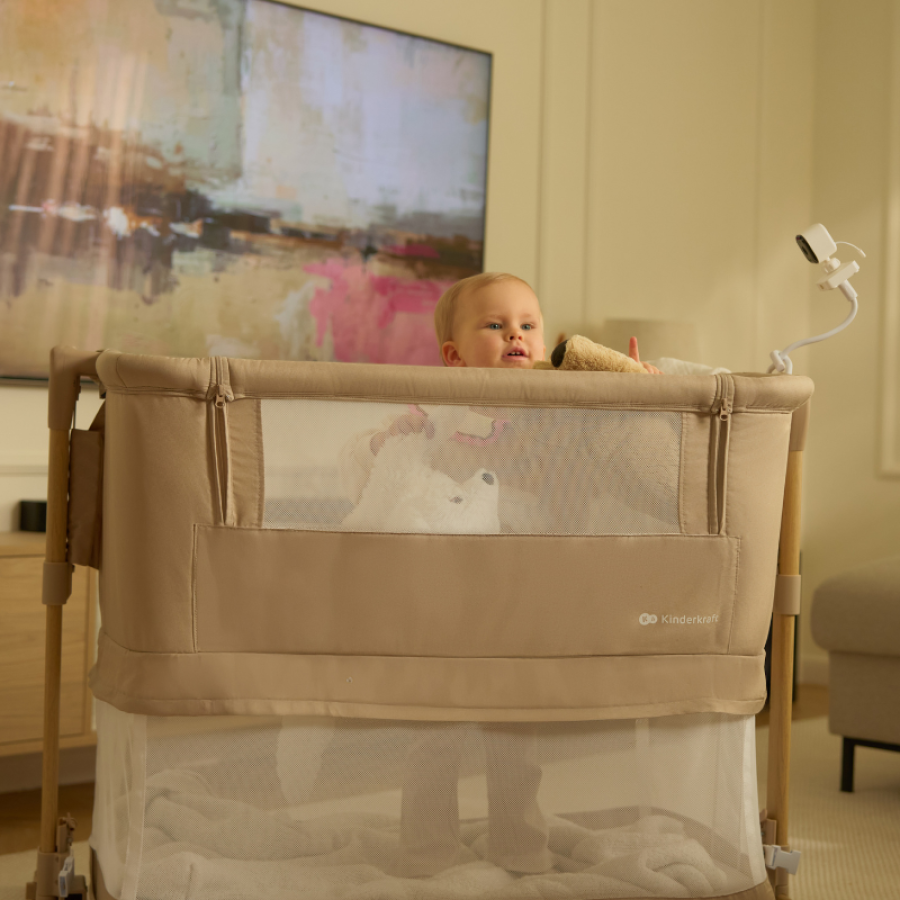 Бебефон KinderKraft Niteeye Travel White