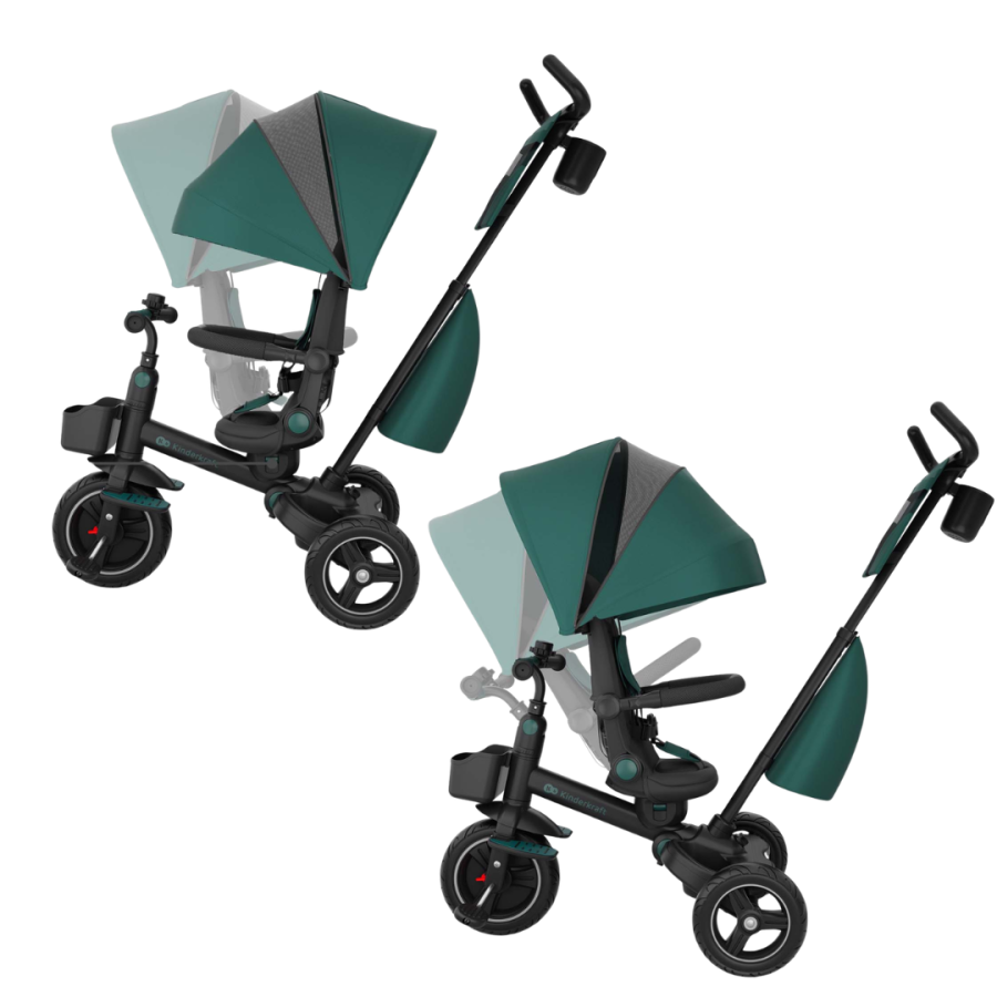 Детска триколка KinderKraft Spinstep 2 Plus зелена
