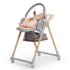 KinderKraft столче за хранене LASTREE розово