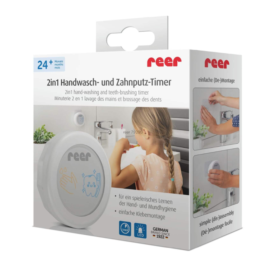 Таймер за миене на зъби и ръце 2in1