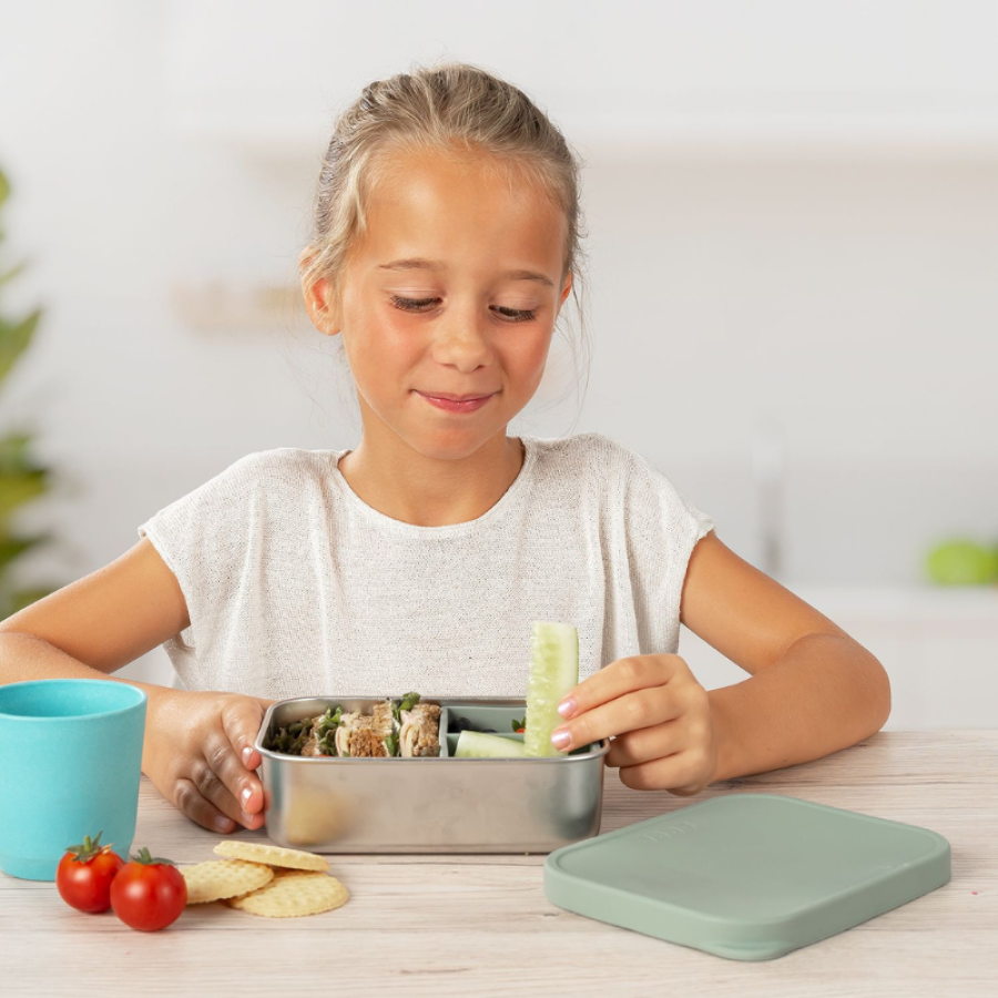 25143 Reer кутия за обяд силикон/стомана