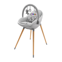 Столче за хранене KinderKraft Fini Up Grey