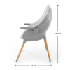 Столче за хранене KinderKraft Fini Up Grey