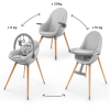 Столче за хранене KinderKraft Fini Up Grey