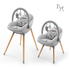 Столче за хранене KinderKraft Fini Up Grey